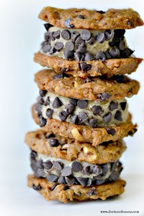 Vegan ice cream sandwiches