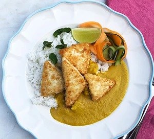 Vegan katsu curry