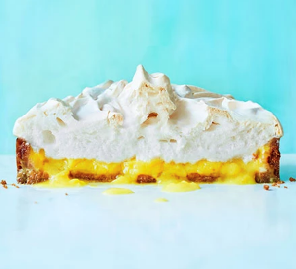 Vegan lemon meringue pie