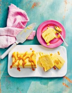Vegan mango kulfi loaf