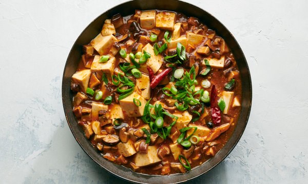 Vegan mapo tofu