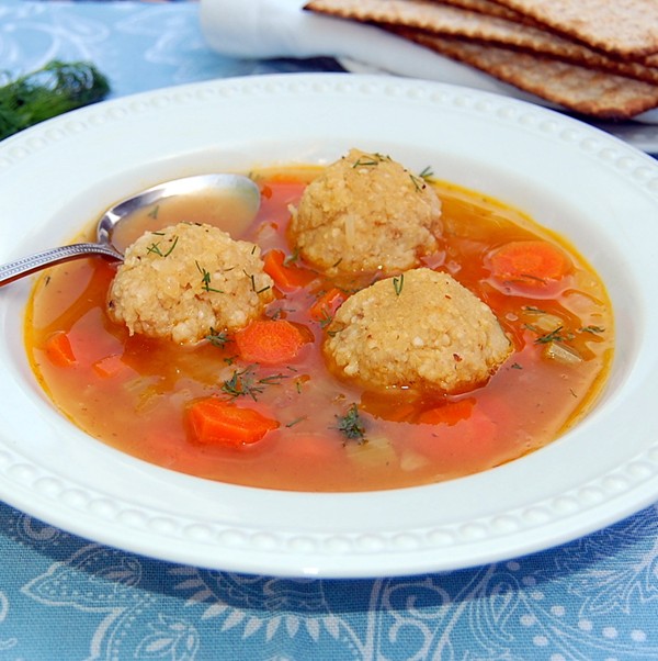 Vegan matzo balls