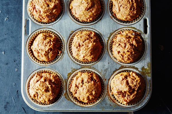 Vegan morning glory muffins
