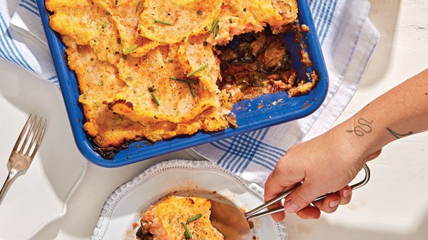 Vegan moussaka (Moussaka nistisimo)