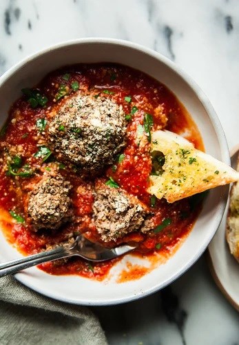 Vegan mushrooms meatballs