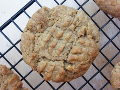 Vegan peanut butter and coconut cookies