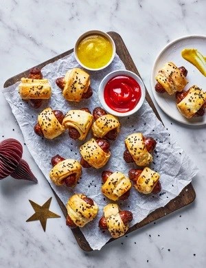 Vegan pigs in duvets