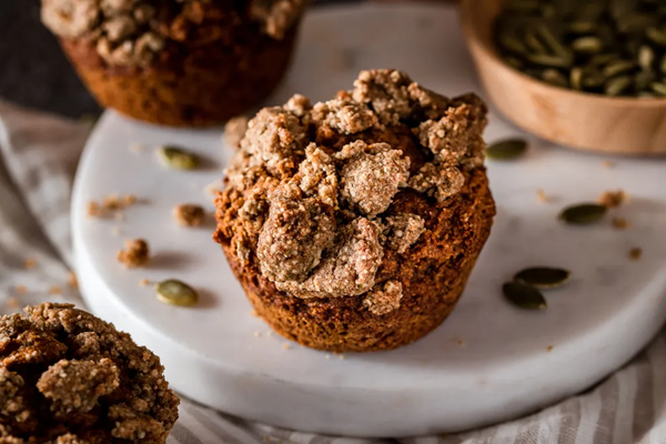 Vegan pumpkin muffins