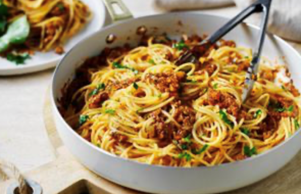 Vegan ragu pasta