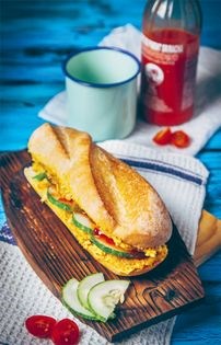 Vegan roti John