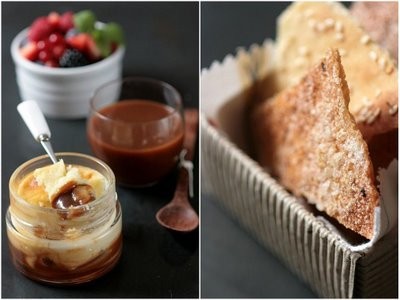 Vegan salted butter caramel sauce