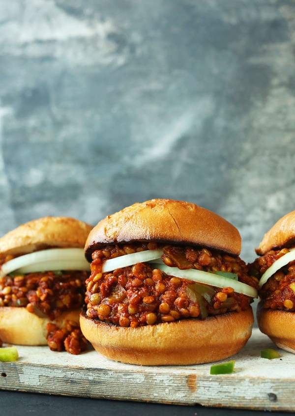 Vegan sloppy Joes