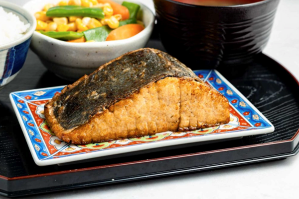 Vegan tofu fish fillets with crispy skin