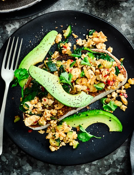 Vegan tofu scramble