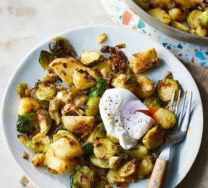 Vegan winter breakfast hash