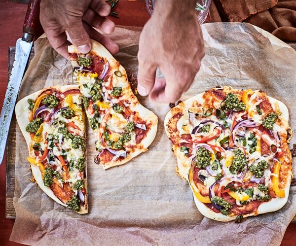 Vege pizzas