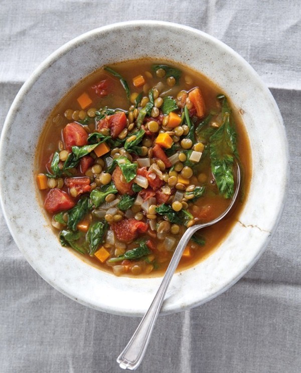 Vegetable & lentil soup
