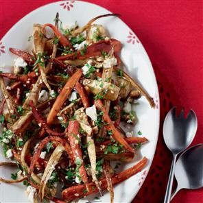 Vegetable and feta salad