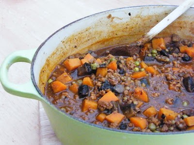Vegetable and lentil stew