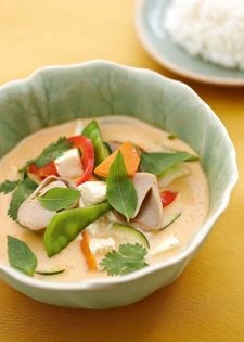 Vegetable and tofu soup