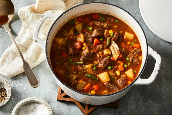 Vegetable beef soup like Great-Grandma Vera Mae's
