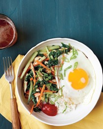 Vegetable bibimbap