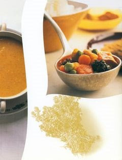 Vegetable curry soup 
