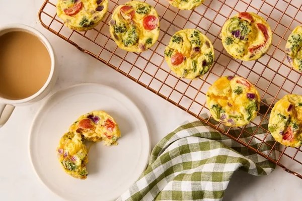 Vegetable egg frittata muffins