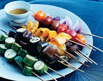 Vegetable kebabs