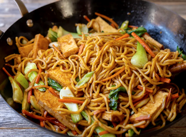 Vegetable lo mein
