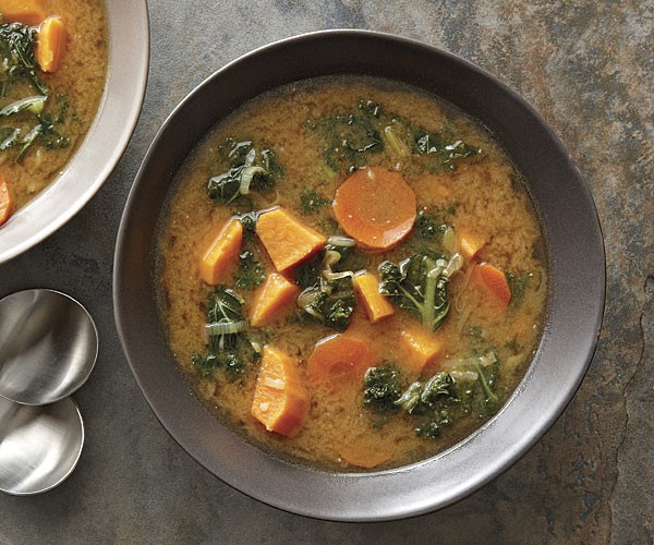 Vegetable-miso soup