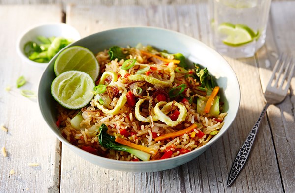 Vegetable nasi goreng