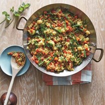 Vegetable paella