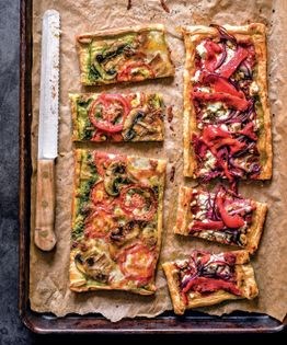Vegetable pizza tarts