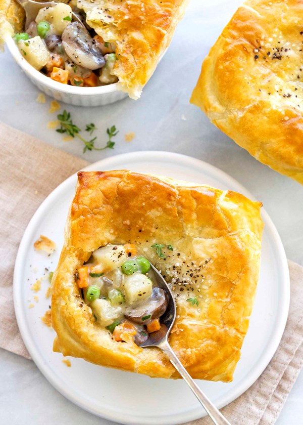 Vegetable pot pie 