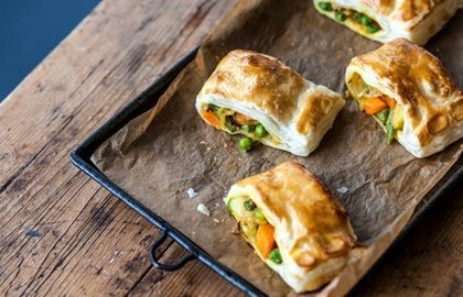 Vegetable puffs