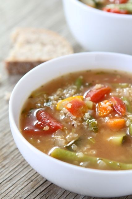Vegetable quinoa soup