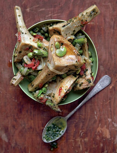 Vegetable ragout with pesto (Ragoût de légumes au pistou) 