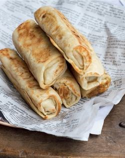 Vegetable roti rolls