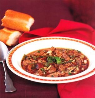 Vegetable soup with plums (Mijavyani)
