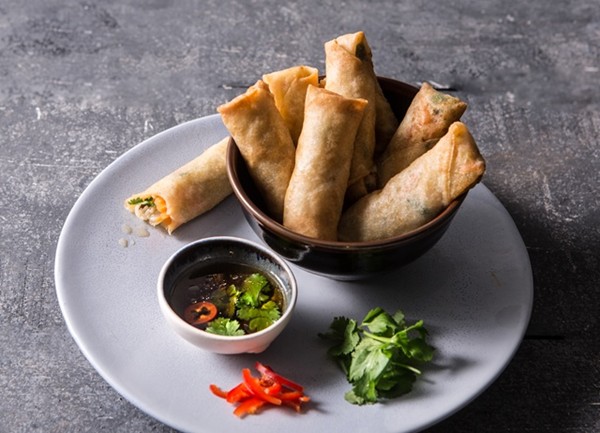Vegetable spring rolls