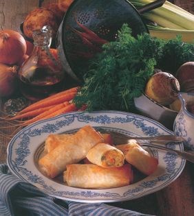 Vegetable strudel