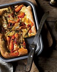 Vegetable toad-in-the-hole