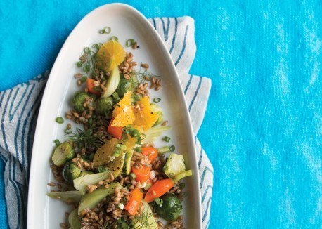 Vegetables with farro