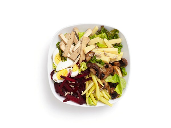 Vegetarian chef's salad