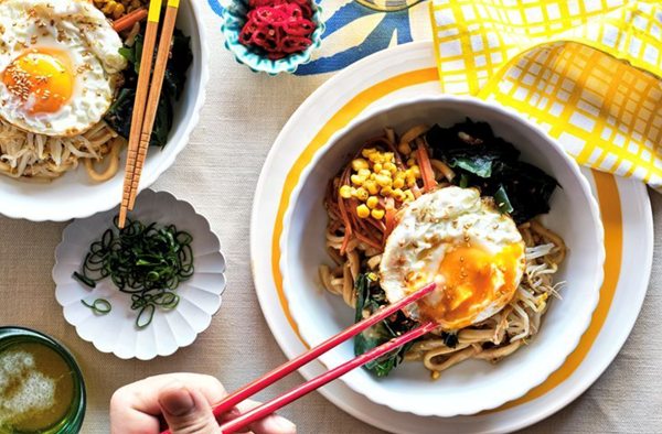 Vegetarian cold noodles [Grace Chen]