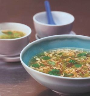 Vegetarian eggflower soup