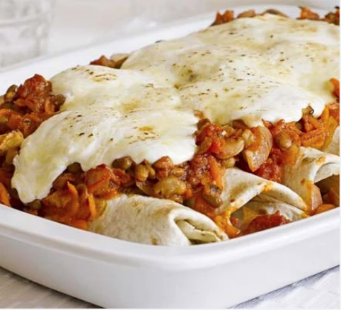 Vegetarian enchiladas