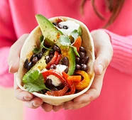 Vegetarian fajitas