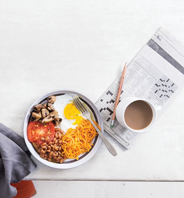 Vegetarian full English breakfast